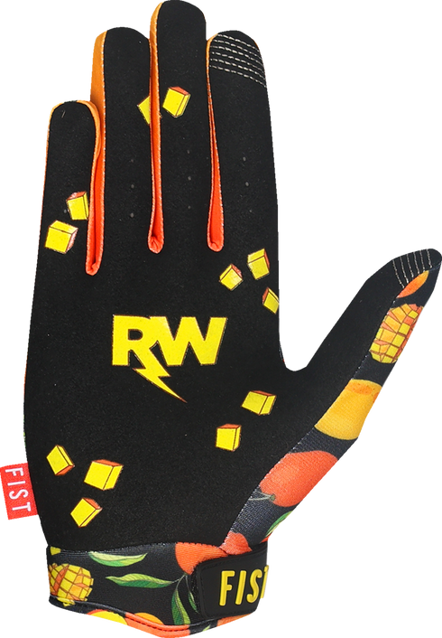 FIST HANDWEAR Youth Strapped R-Willy Red Label Mango Madness Gloves - Large F-GSY-01521-L