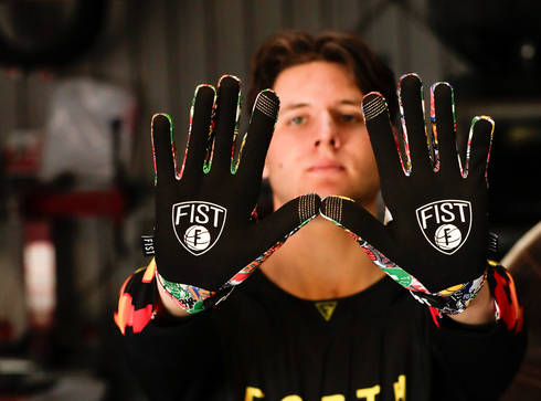 FIST HANDWEAR Strapped Hard Court Gloves - Large F-GS-01515-L