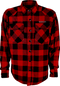 GERBING HEATED CLOTHING 7 V Battery Heated Flannel Shirt - Red/Black - 2XL GER7VFS-RB-XXL