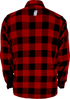 GERBING HEATED CLOTHING 7 V Battery Heated Flannel Shirt - Red/Black - 2XL GER7VFS-RB-XXL