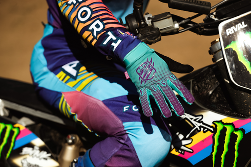 FIST HANDWEAR Breezer Gloves - Violet Halftone - Medium F-GB-01525-M