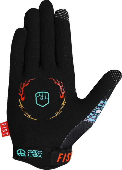 FIST HANDWEAR Strapped Greg Lutzka Red Label Panther Gloves - XS F-GS-01435-XS