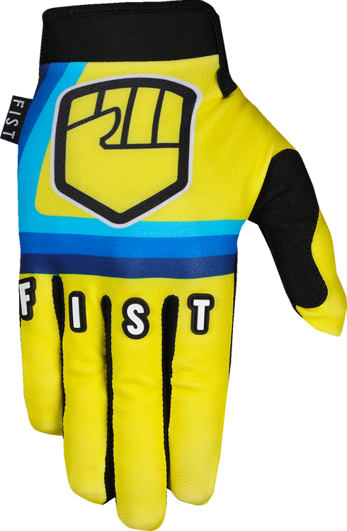 FIST HANDWEAR Strapped 90's Gloves - Yellow - XS F-GS-01026-XS
