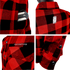 GERBING HEATED CLOTHING 7 V Battery Heated Flannel Shirt - Red/Black - XL GER7VFS-RB-XL