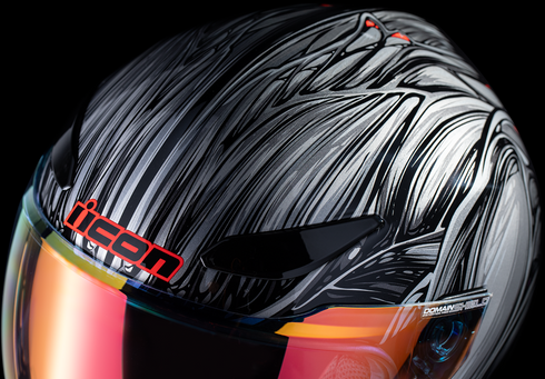 ICON Domain* Helmet - Nouveau - Silver - Large 0101-18526