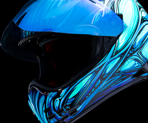 ICON Domain* Helmet - Nouveau - Blue - Small 0101-18531