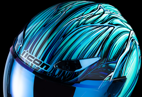 ICON Domain* Helmet - Nouveau - Blue - Large 0101-18533
