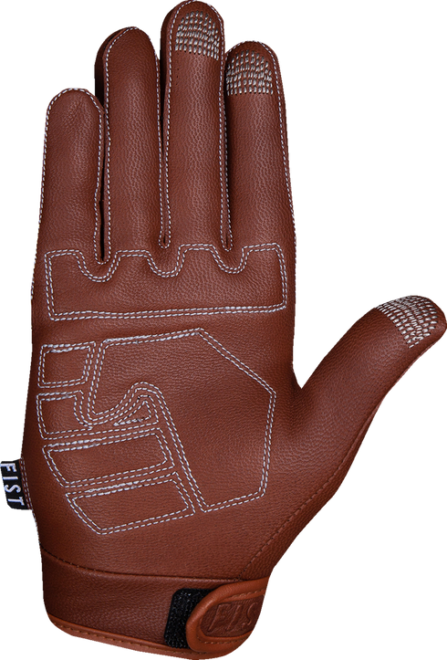 FIST HANDWEAR Road Warrior Leather Gloves - Tan - Large RW002L