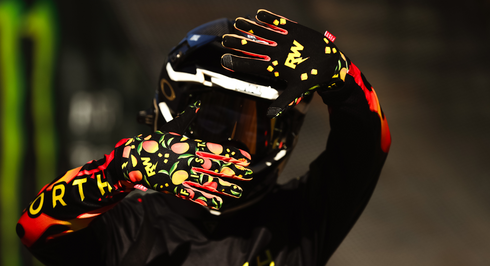 FIST HANDWEAR Strapped R-Willy Red Label Mango Madness Gloves - Medium F-GS-01521-M