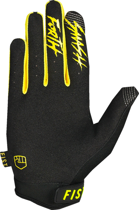 FIST HANDWEAR Strapped Stocker Gloves - Fluoro Yellow - Medium F-GS-01130-M