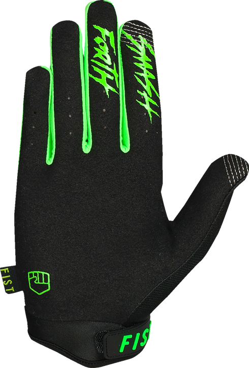 FIST HANDWEAR Strapped Stocker Gloves - Fluoro Green - Small F-GS-01129-S