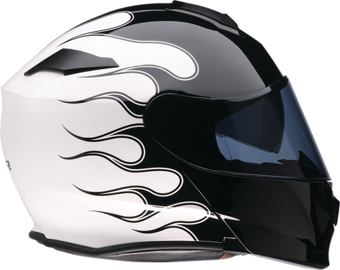 Z1R Solaris 2.0 Modular Helmet - Flame - Black/White - XS 0100-2658
