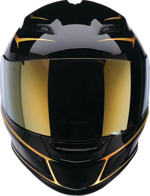 Z1R Jackal Helmet - Foil - Black/Gold - Large 0101-18407