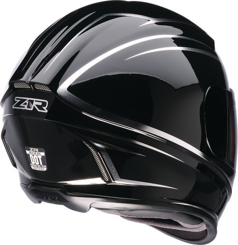 Z1R Jackal Helmet - Foil - Black/Silver - 2XL 0101-18415