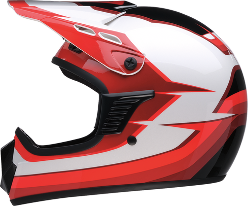 Z1R Child Dirt Maxx Helmet - Vortex - Red/White - S/M 0111-1741