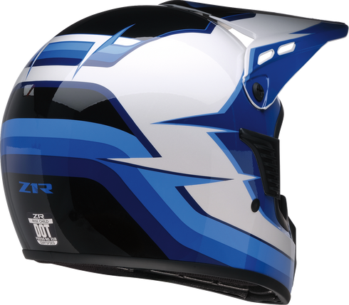 Z1R Child Dirt Maxx Helmet - Vortex - Blue/White - S/M 0111-1744