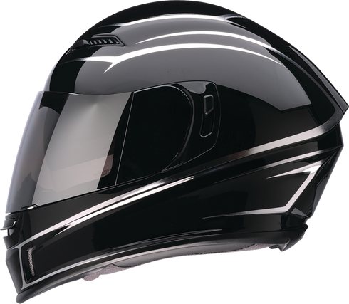 Z1R Jackal Helmet - Foil - Black/Silver - Medium 0101-18412