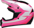 Z1R Child Dirt Maxx Helmet - Vortex - Pink/White - S/M 0111-1746