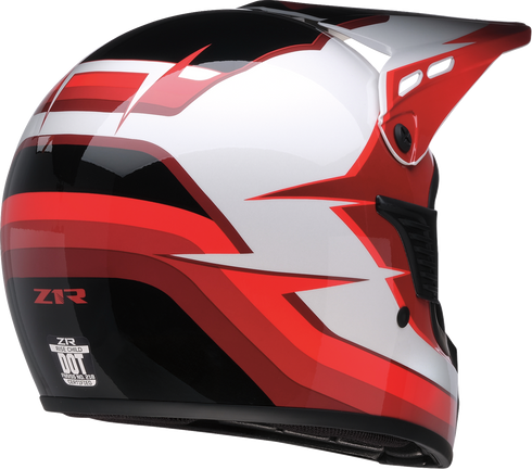 Z1R Child Dirt Maxx Helmet - Vortex - Red/White - L/XL 0111-1743