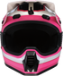 Z1R Child Dirt Maxx Helmet - Vortex - Pink/White - S/M 0111-1746