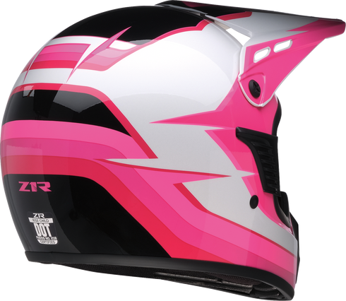 Z1R Child Dirt Maxx Helmet - Vortex - Pink/White - S/M 0111-1746