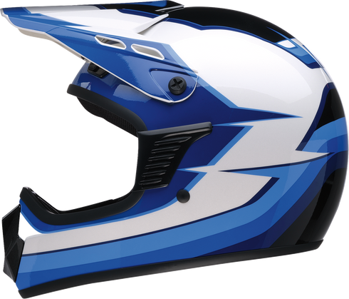 Z1R Child Dirt Maxx Helmet - Vortex - Blue/White - L/XL 0111-1745