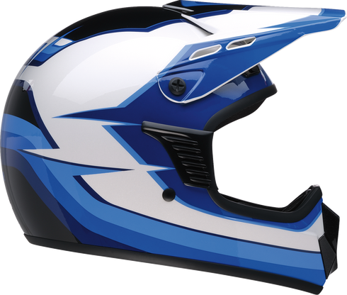 Z1R Child Dirt Maxx Helmet - Vortex - Blue/White - L/XL 0111-1745