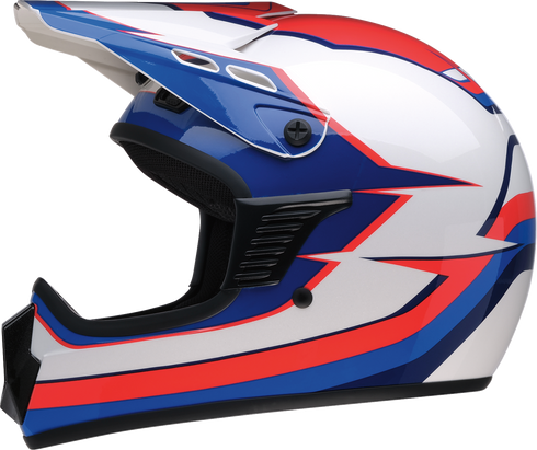 Z1R Child Dirt Maxx Helmet - Vortex - Red/White/Blue - S/M 0111-1748