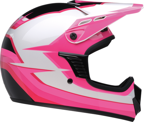 Z1R Child Dirt Maxx Helmet - Vortex - Pink/White - L/XL 0111-1747