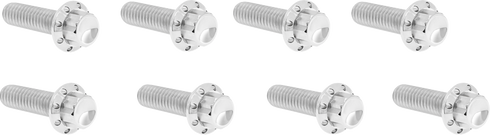 ARLEN NESS Bolt Kit - Lifter Block - 12-Point - Titanium - Polished 300-935