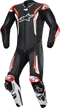 ALPINESTARS GP Tech v5 1-Piece Leather Suit - Black/White/Red Fluo - US 38 / EU 48 3150226-1231-48