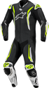 ALPINESTARS GP Tech v5 1-Piece Leather Suit - Black/White/Yellow Fluo - US 40 / EU 50 3150226-125-50