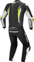 ALPINESTARS GP Tech v5 1-Piece Leather Suit - Black/White/Yellow Fluo - US 42 / EU 52 3150226-125-52