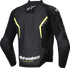 ALPINESTARS GP Force v2 Airflow Leather Jacket - Black/Yellow Fluo - US 38 / EU 48 3100326-155-48