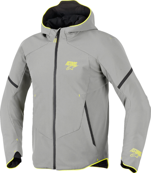 ALPINESTARS Aeroshell Waterproof Jacket - Mid Gray/Yellow Fluo - XL 3200226-9116-XL