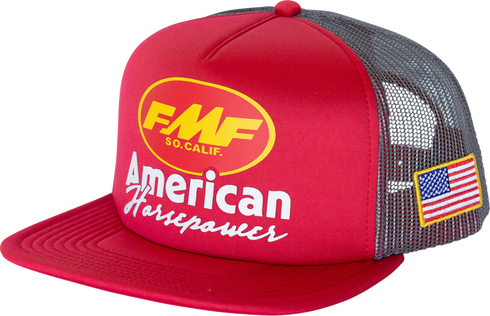 FMF Pony Power Trucker Hat - Red HO25196902RED