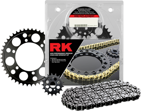 RK Chain and Sprocket Kit - Black/Natural - Triumph Scrambler 400 X 7104-160EX