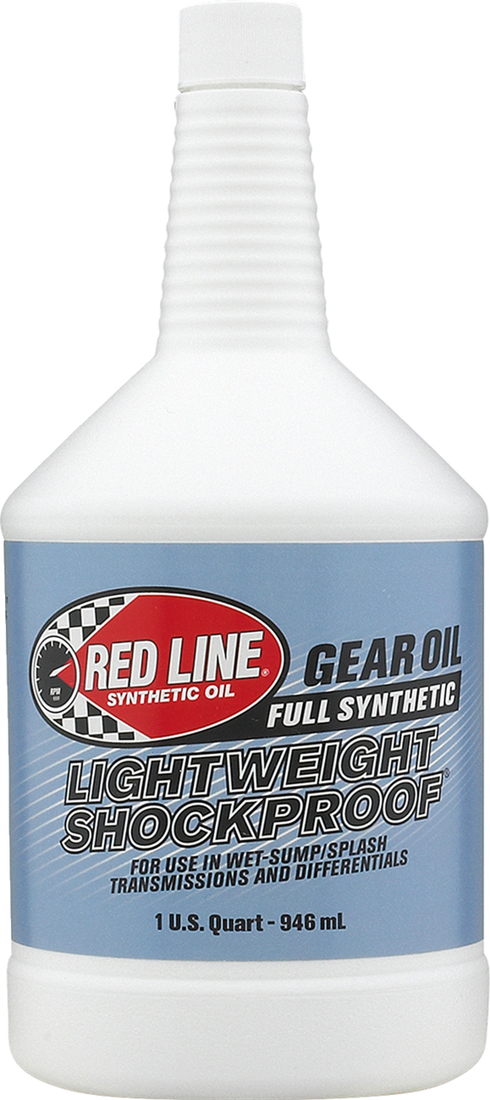 RED LINE SYNTHETIC OIL Lightweight Shockproof? Gear Oil - 1 US quart 58404