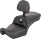 SADDLEMEN RoadSofa™ Seat - with Backrest - Carbon Fiber - RH975 '22-'25 822-11-185BR