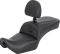 SADDLEMEN RoadSofa™ Seat - with Backrest - Black - RH975 '22-'25 822-11-187BR