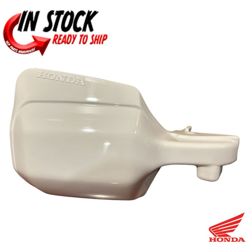 HONDA RIGHT HANDGUARD SPLASH GUARD KNUCKLE 2009-2024 XR650L (ROSS WHITE) OEM