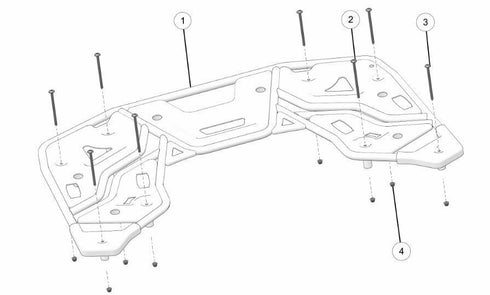 POLARIS REAR UTILITY RACK 2021-2022 SPORTSMAN 570 450 H.O OEM NEW 2884843