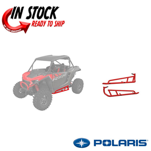 POLARIS HD EXTREME KICK-OUT ROCK SLIDERS 2024 RZR XP 2 SEATER OEM RED GENUINE