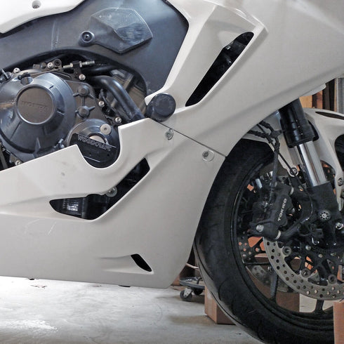 WOODCRAFT RACING FRAME SLIDER KIT RED PUCKS HONDA 2017-2023 CBR1000RR