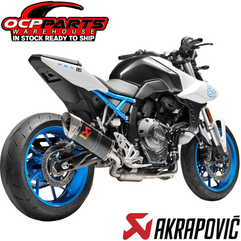 NEW AKRAPOVIC RACING LINE CARBON FIBER EXHAUST SYSTEM 2023-2024 SUZUKI GSX 8R 8S