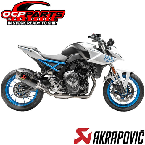 NEW AKRAPOVIC RACING LINE CARBON FIBER EXHAUST SYSTEM 2023-2024 SUZUKI GSX 8R 8S