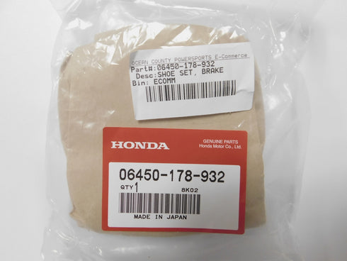 New Honda Front/Rear Brake Shoe Shoes Pads OEM Genuine CT 70 90 110 Trail
