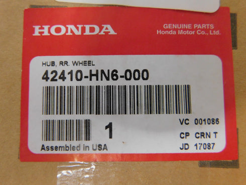 New Genuine OEM Honda Rear Wheel Hub 01-04 TRX250 EX, 02-04 TRX400 EX Sportrax