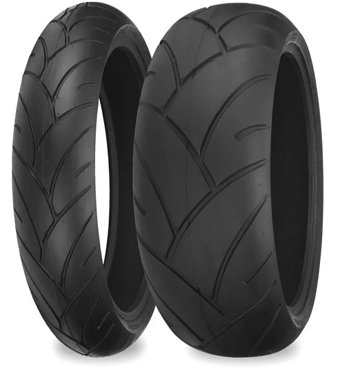 New Shinko 120/70ZR17 & 160/60ZR17 005 Advance Radial Sport Bike Tire Set
