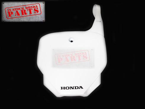 NEW GENUINE HONDA 1987 - 2000 XR80R XR 80 R OEM FACTORY FRONT NUMBER PLATE